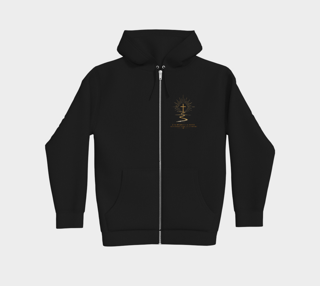 Le Seuil de la Lumière — coton ouaté zippé premium