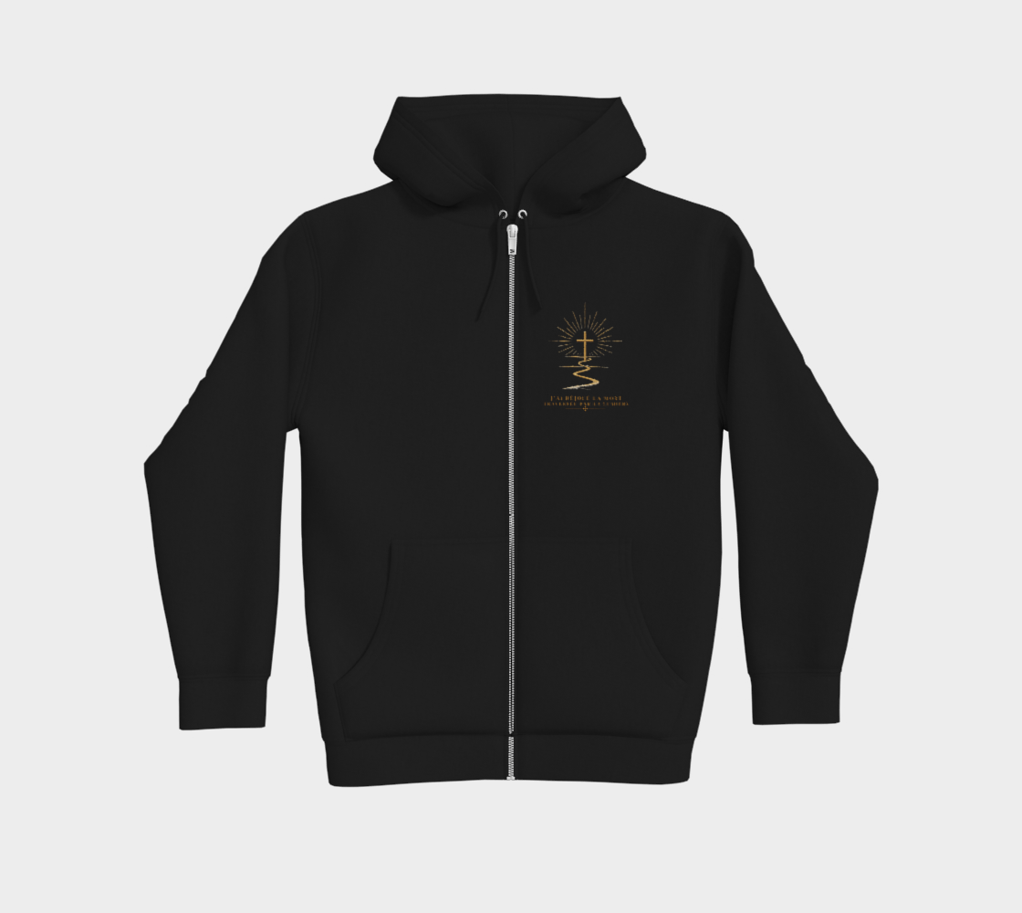 Le Seuil de la Lumière — coton ouaté zippé premium
