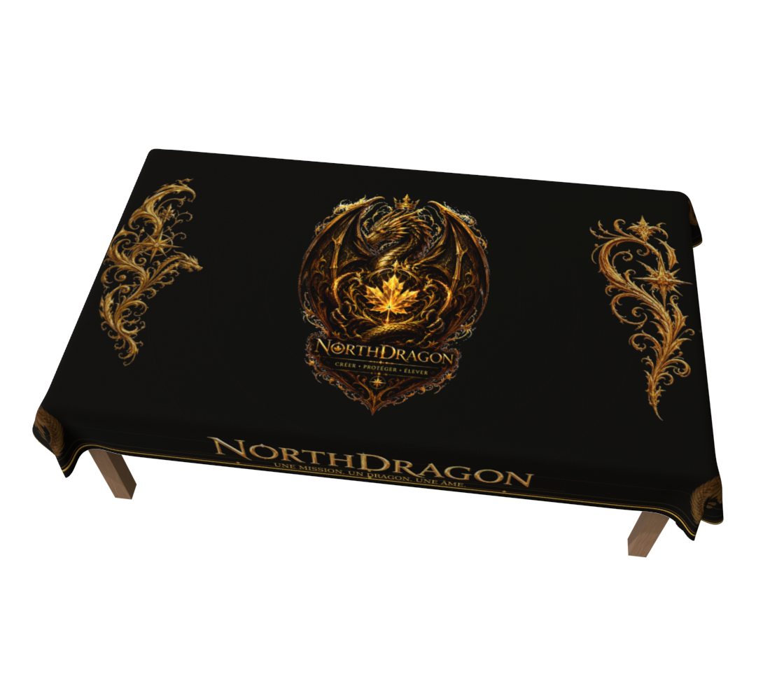 Nappe NorthDragon — Héritage du Dragon d’Or 90x60