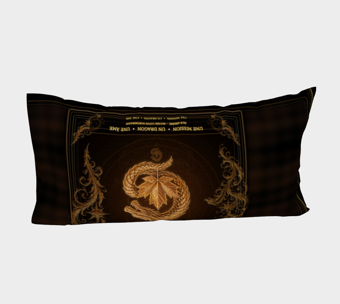 NorthDragon — Taie Héritage Noir & Or