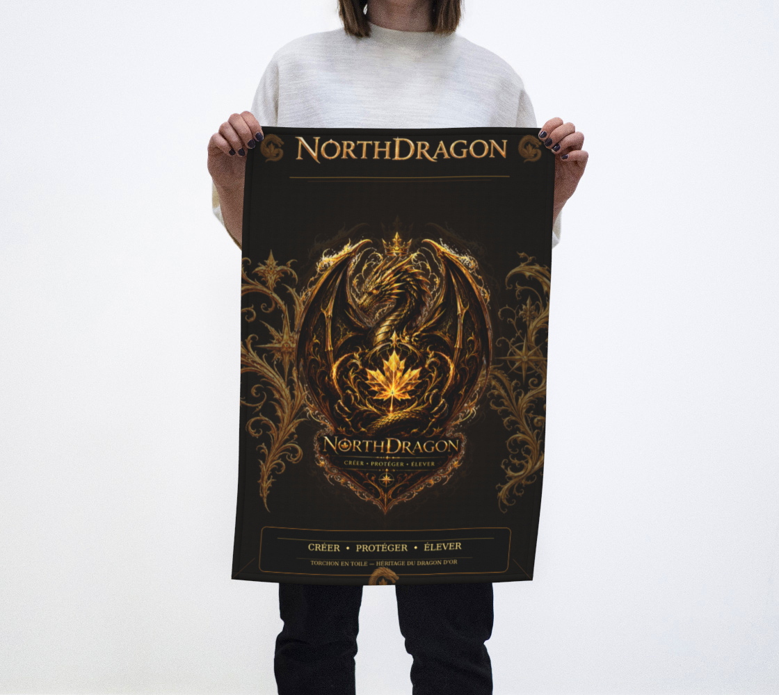 Torchon NorthDragon — Flamme du Foyer