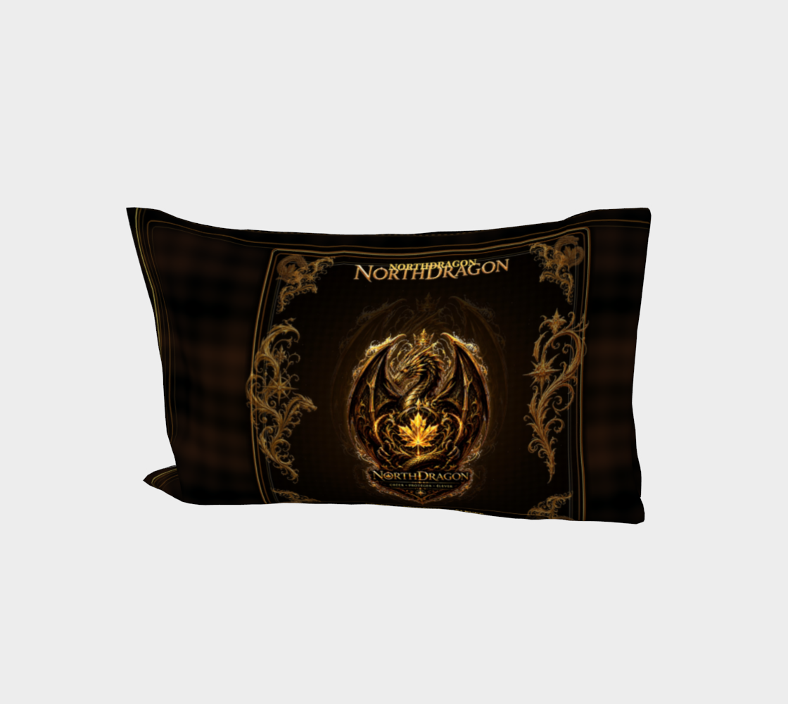 NorthDragon — Taie Héritage Noir & Or