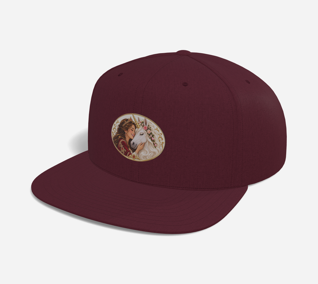 Casquette bourgogne L’Alliance de Samara — Princesse et Licorne