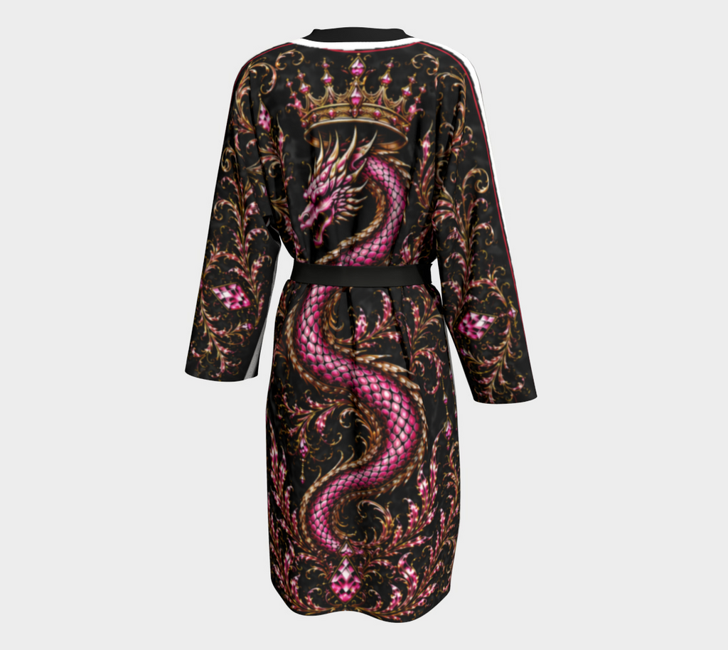 Kimono impérial — Dragon Rose Couronné